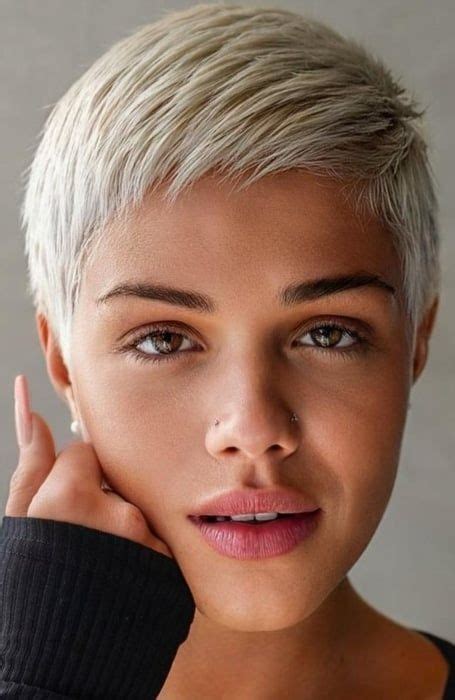 dirty blonde pixie cut|very short blonde pixie haircuts.